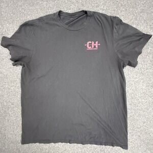 Cameron Hanes CH Endure Skull Graphic Tee Black Pink Men's L